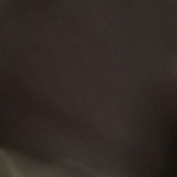 Sandra Darren  size large black dressy blouse draped neck semi sheer lined NWT - Picture 8 of 10